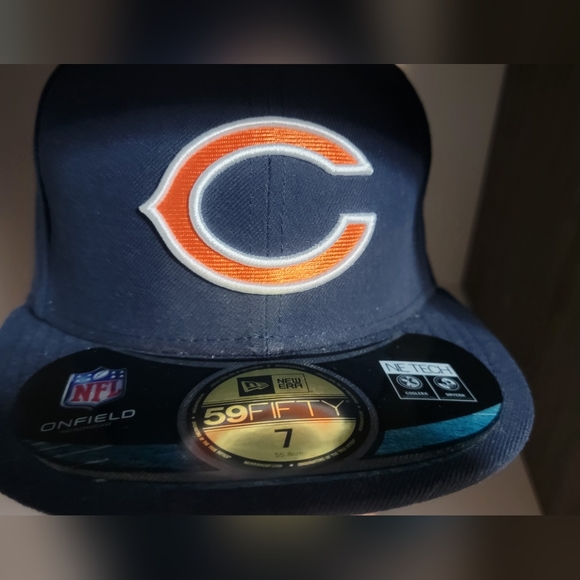 BNWT - Chicago Bears Fitted Hat sz 7 - Picture 3 of 6